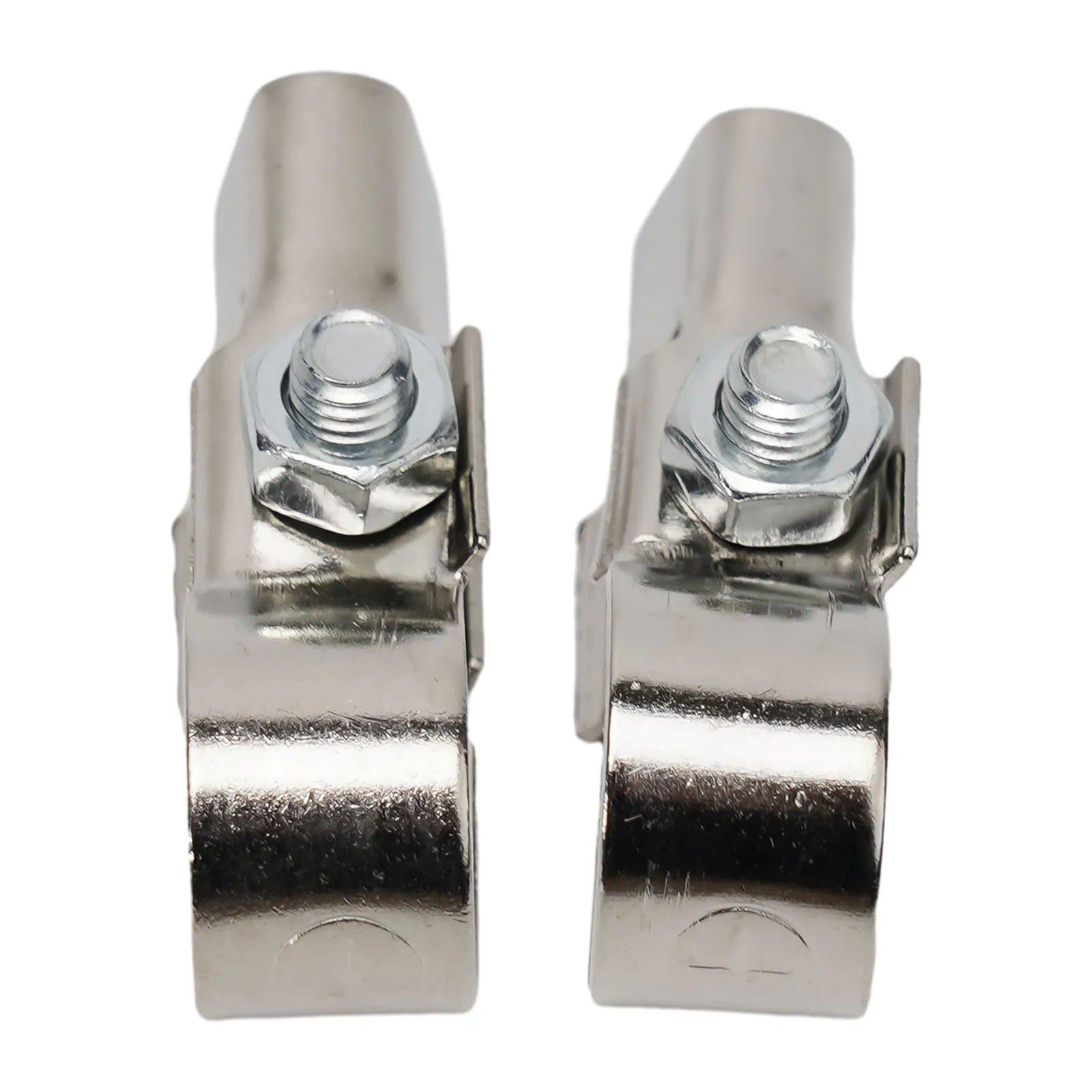 2XCar Pure Copper Battery Terminal Clamp Connector for Battery Cable Negative Positive Polarity Suitable for Cars Trucks Buses