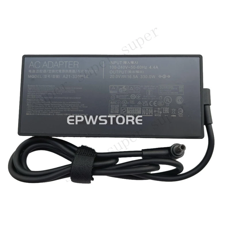 S+   330W AC Adapter Charger For Asus ROG Strix G16 G614JZ Gaming Laptop 20V 16.5A