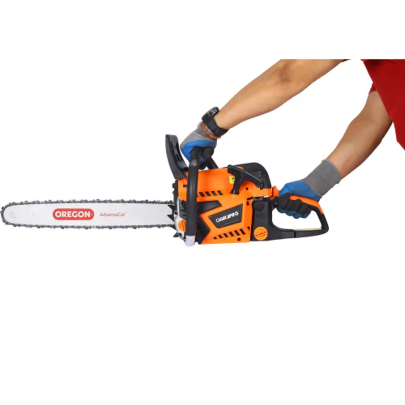 

Premium 52cc Chainsaw with 20" Oregon Bar Anti-Kickback and Compact Design for Comfortable Operation