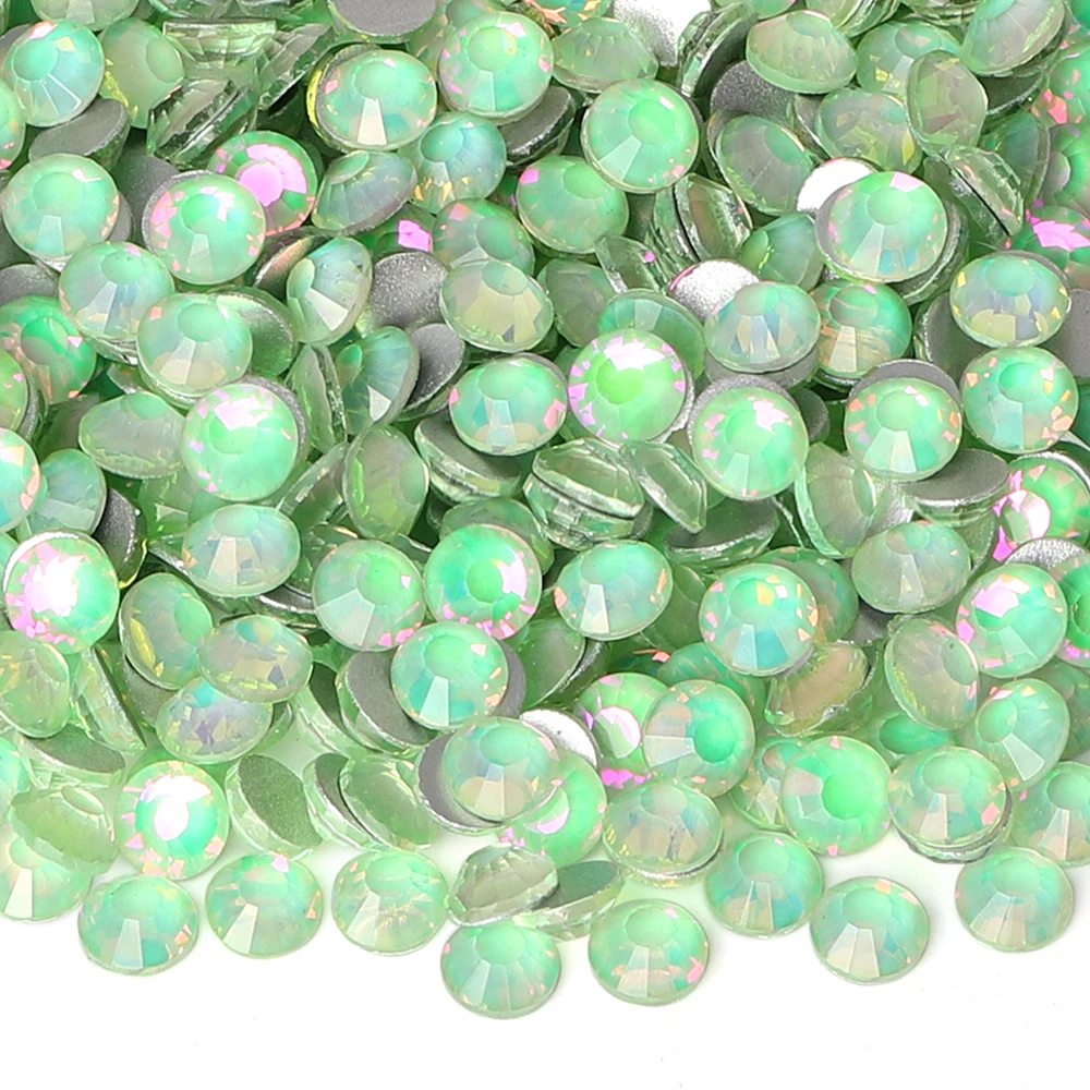 New Arrival Silver Bottom Glass Round Rhinestones Non Hotfix Flatback Crystal SS6-SS30 Nail Art Diamond For Garment Decoration