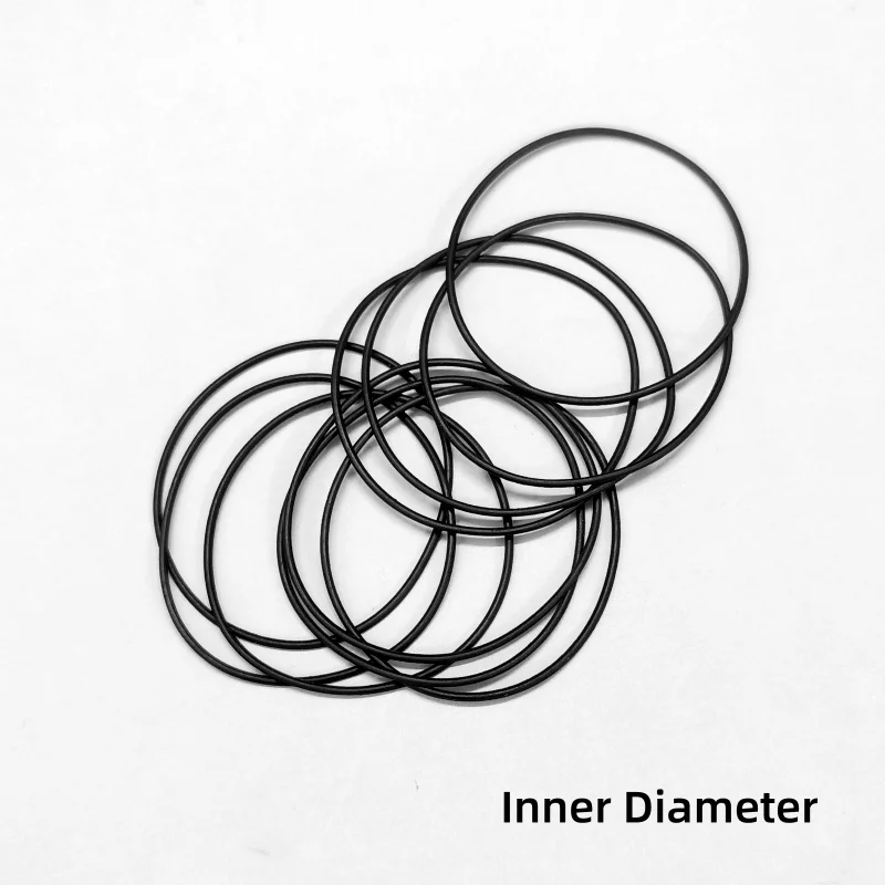 0.9mm Thick O-Ring 10PCS Black Waterproof Caseback Gasket 28mm-40mm Diameter Watch Repair Parts for Watchmaker