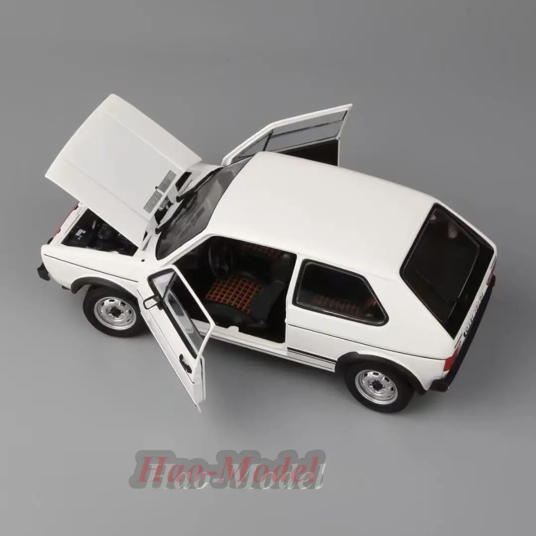 Norev 1/18 para vw golf gti 1976 liga diecast modelo de carro simulação brinquedo meninos presente aniversário hobby exibição coleção alpino branco