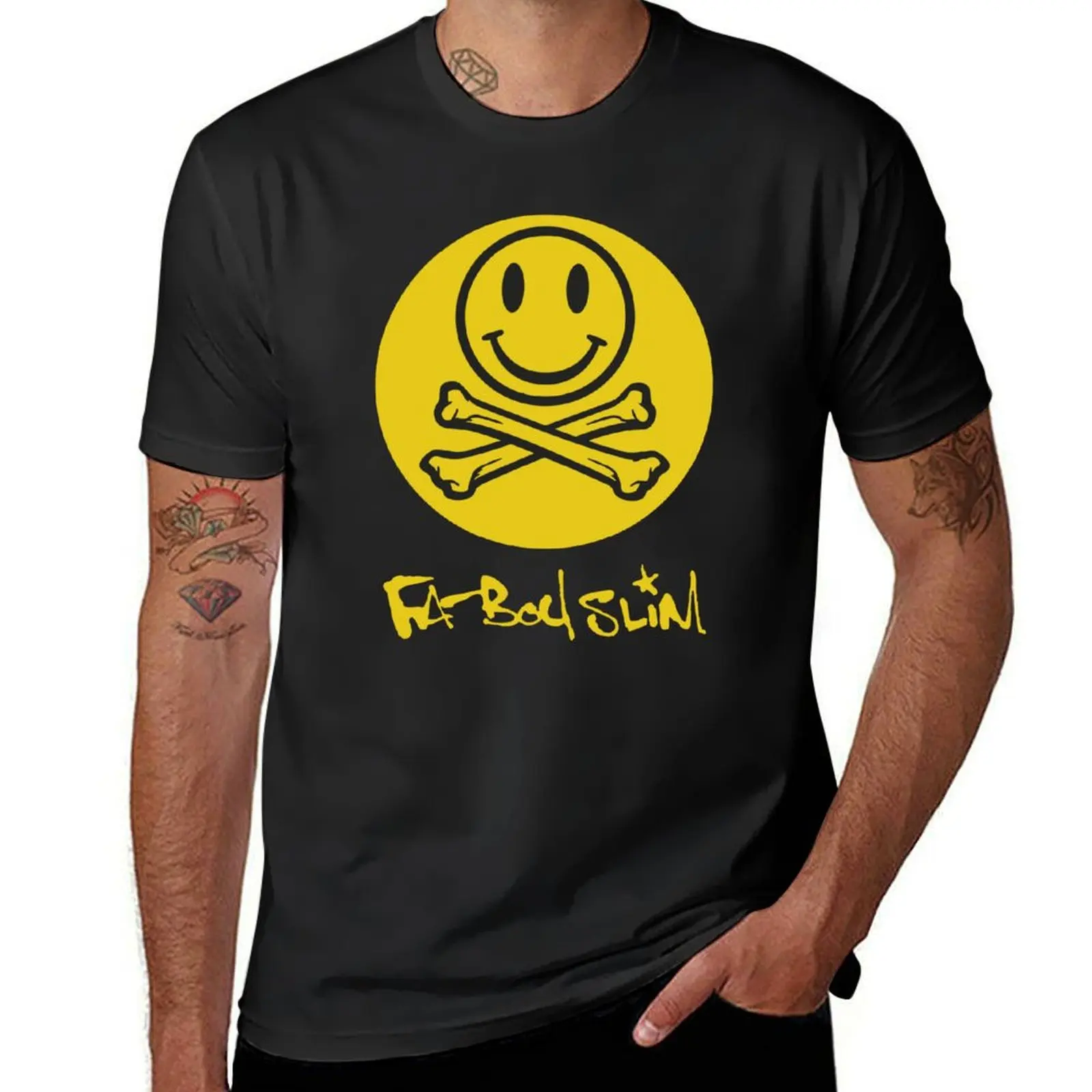 Fatboy Slim T-Shirt for a boy oversized oversizeds boys whites fruit of the loom mens t shirts