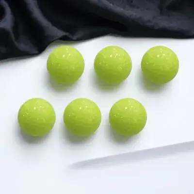 

6Pcs Night Use Golf Balls Fluorescent Glow Ball Automatic Light Absorbing Luminous Outdoor Ball for Practice and Tournament Play