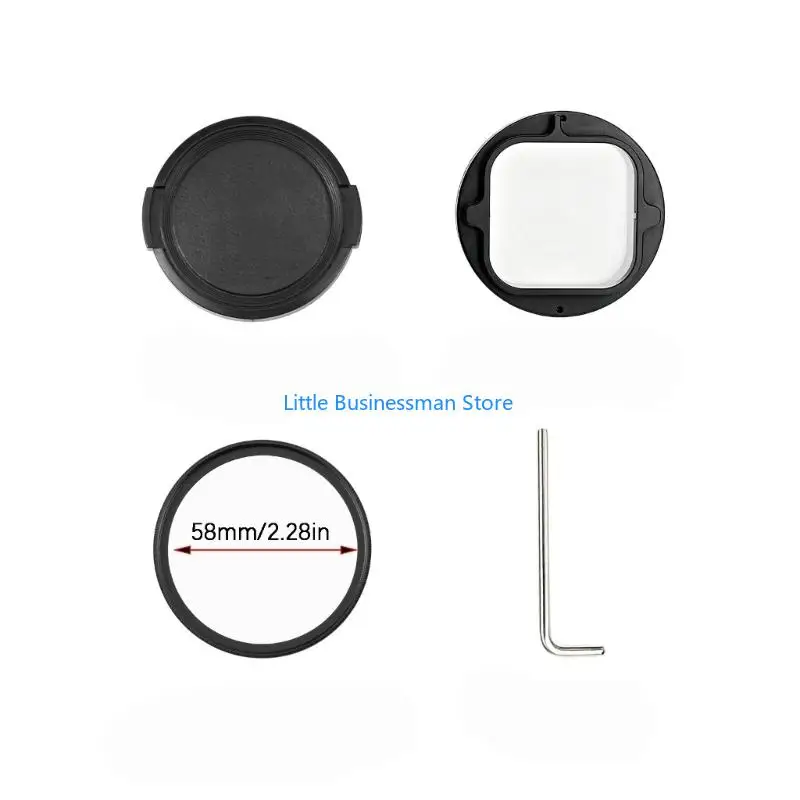 Aufschraubbares Objektiv-Adapterring-Set für MISSION1/1Pro für Outdoor-Videoaufnahmen M76A – Detail 6