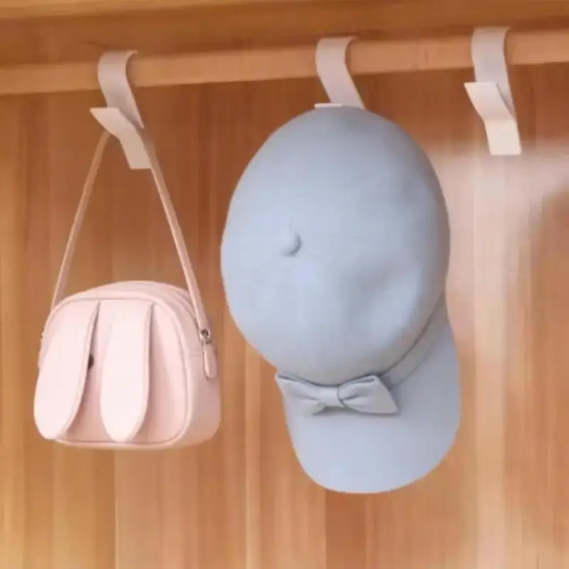 10–50 Stück Küchen- und Badezimmer-Aufhängeclips, Aufbewahrungsregale, weiße Aufhänger, Heizkörper-Handtuchhalter, Kleider- und Schalhalter, Haken – Detail 3
