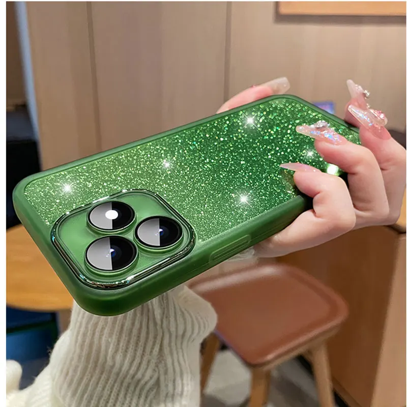 Luxury Case For Honor x8 4G Phone Cover Shiny Glitter Back Coque for Honor x8 2022 X8a X8b x9b X7a X6a X6s Case Honorx8 Silicon