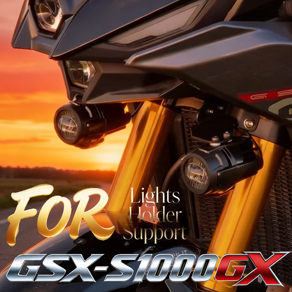 

GSX-S 1000GX Fog Light LED Bracket Accessories GSX-S1000 GX For GSX-S1000GX Motorcycle Auxiliary Lights Holder Support 2024-2025