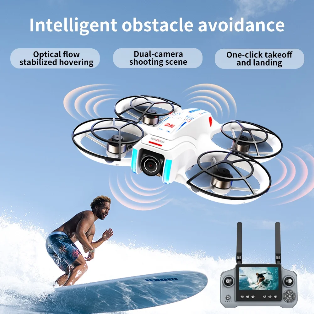 2026 AE21 Max Drone AI Clip Professional HD 360° Dual Camera Screen Remote Control Brushless Motor Obstacle Avoidance Quadcopter