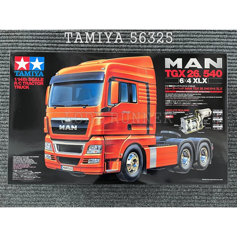 TAMIYA RC Truck 1/14 Tractor Mud Head MAN TGX 26.540 56325 KIT Model Toys