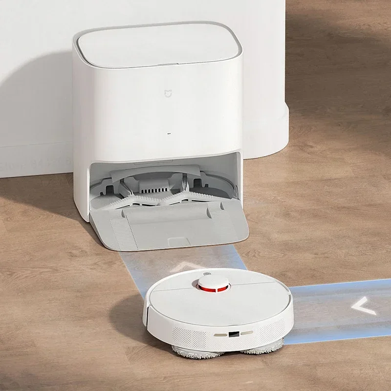 XIAOMI-MIJIA Auto Robô Aspiradores, Mop 2, Smart Home varrendo, alta velocidade Rotary Scrubbing, 5000PA Ciclone de sucção, LDS Laser