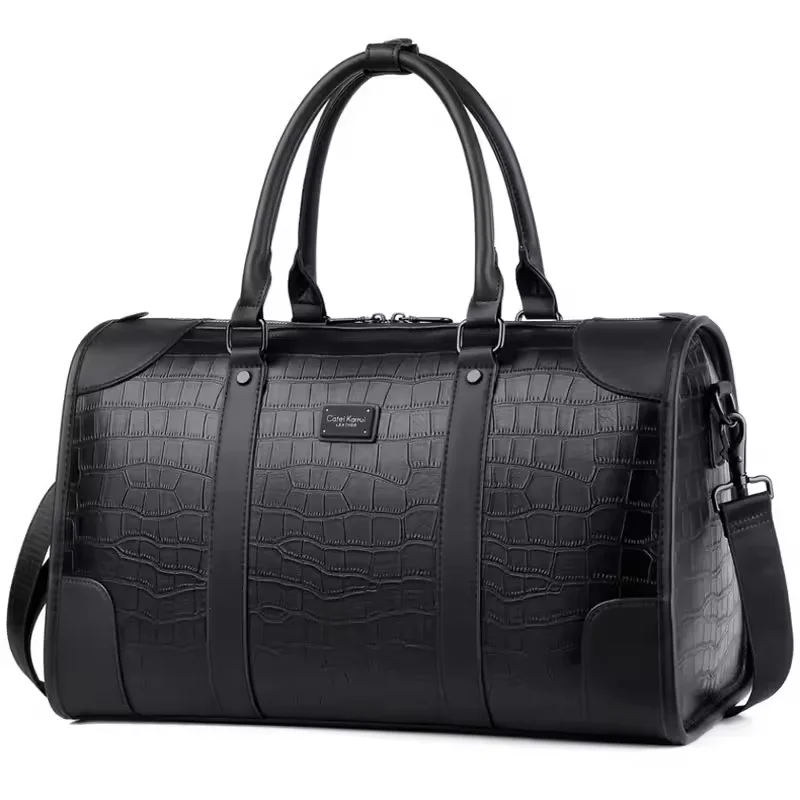 New Fashionable Men's Crocodile leather Travel Bag luxury Handbag Men's Shoulder Bag Crossbody Bag laptop Bag Trend