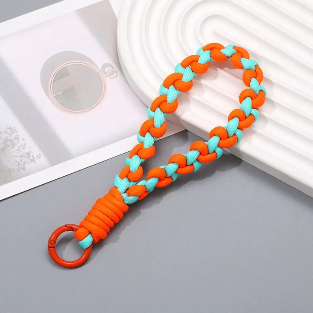 

Anti-lost Sling Mobile Phone Rope with Patch Detachable Mobile Phone Lanyard Charms Braided Phone Hanging Chain Phone Pendant