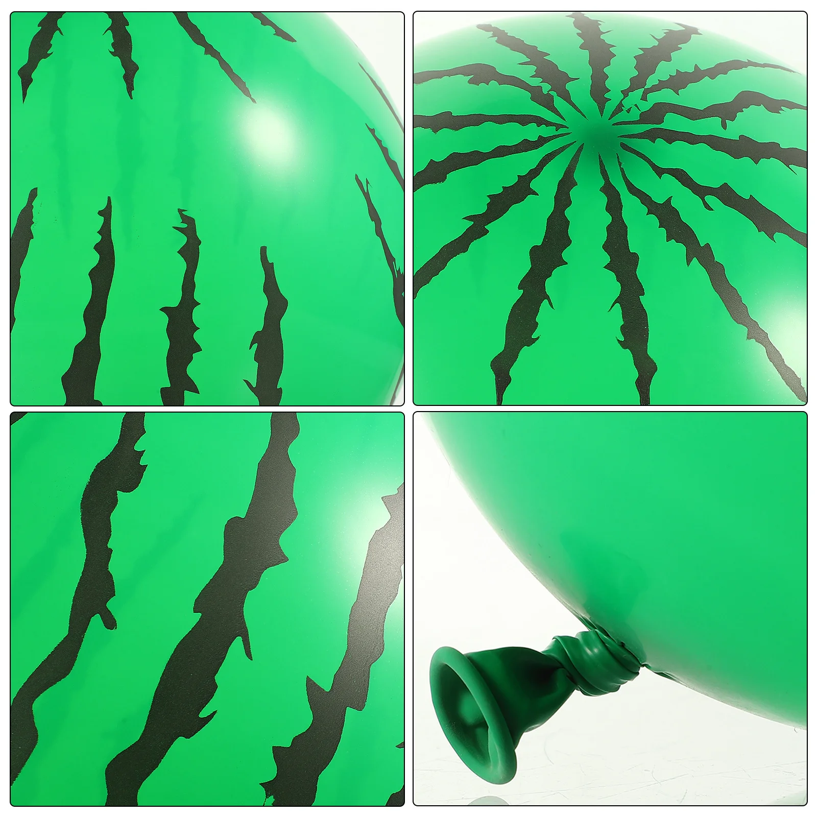 

40Pcs Watermelon Party Balloons Bright Latex Festival Decorations Hawaiian Summer Photo Props Watermelon Balloons