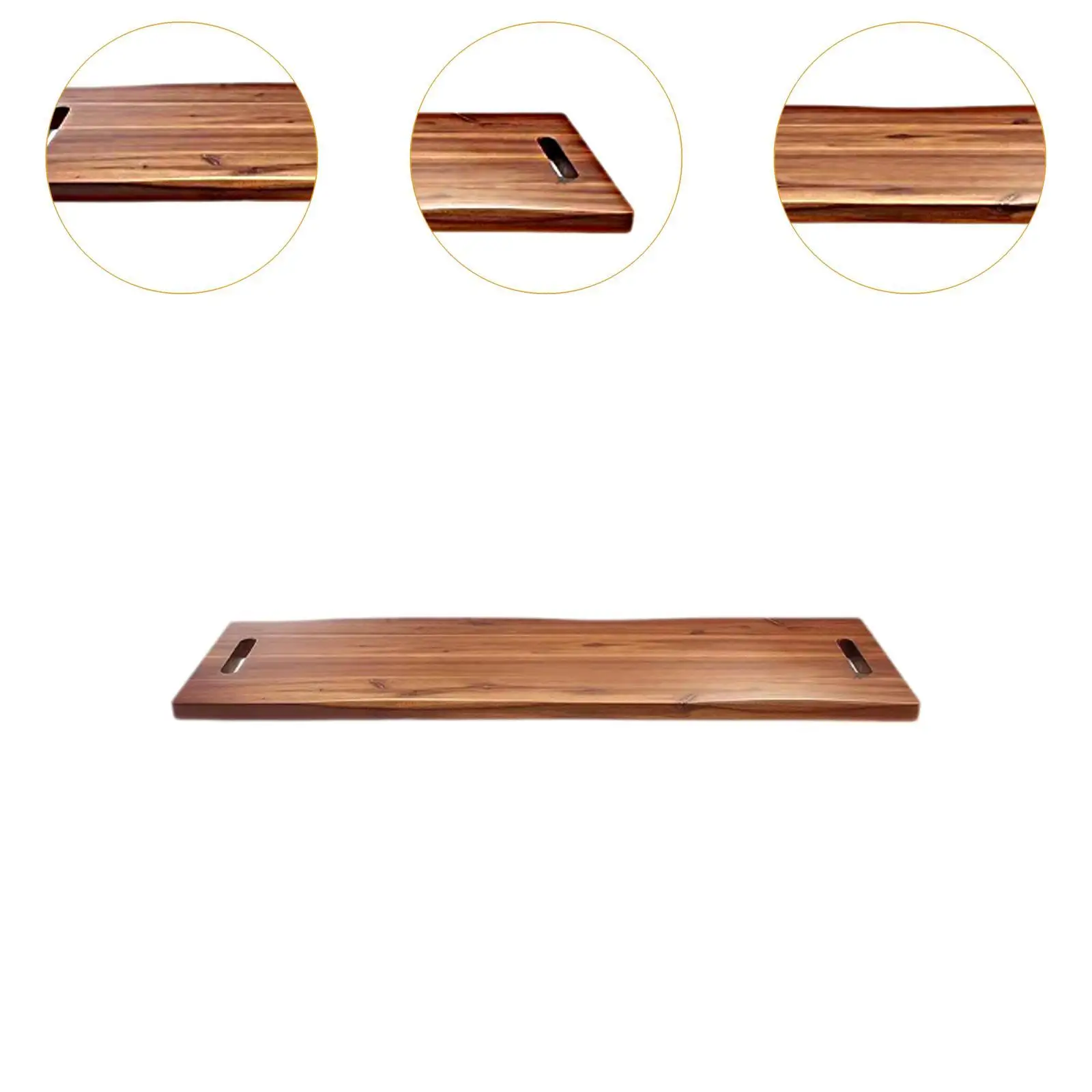36inch Large Charcuterie Board Extra Long Serving Tray Wood Food Platter for Dining Room Home Camping Living Room Fruits Display