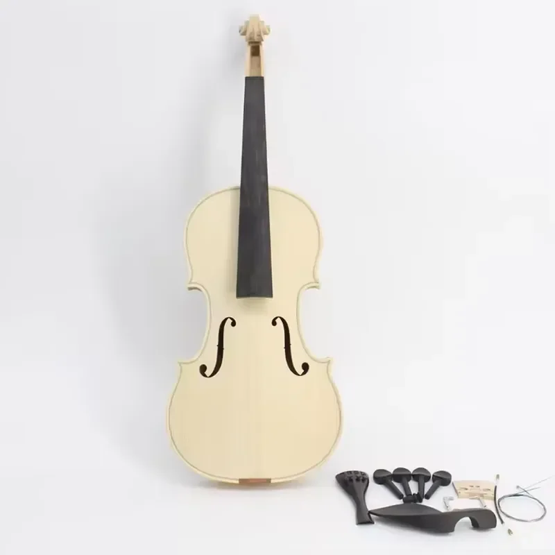 Wholesale Unfinished Solid Spruce Wood Violin Parts 4/4 3/4 1/2 1/4 1/8 1/10 1/16 Size For Student DIY Repair Replacement