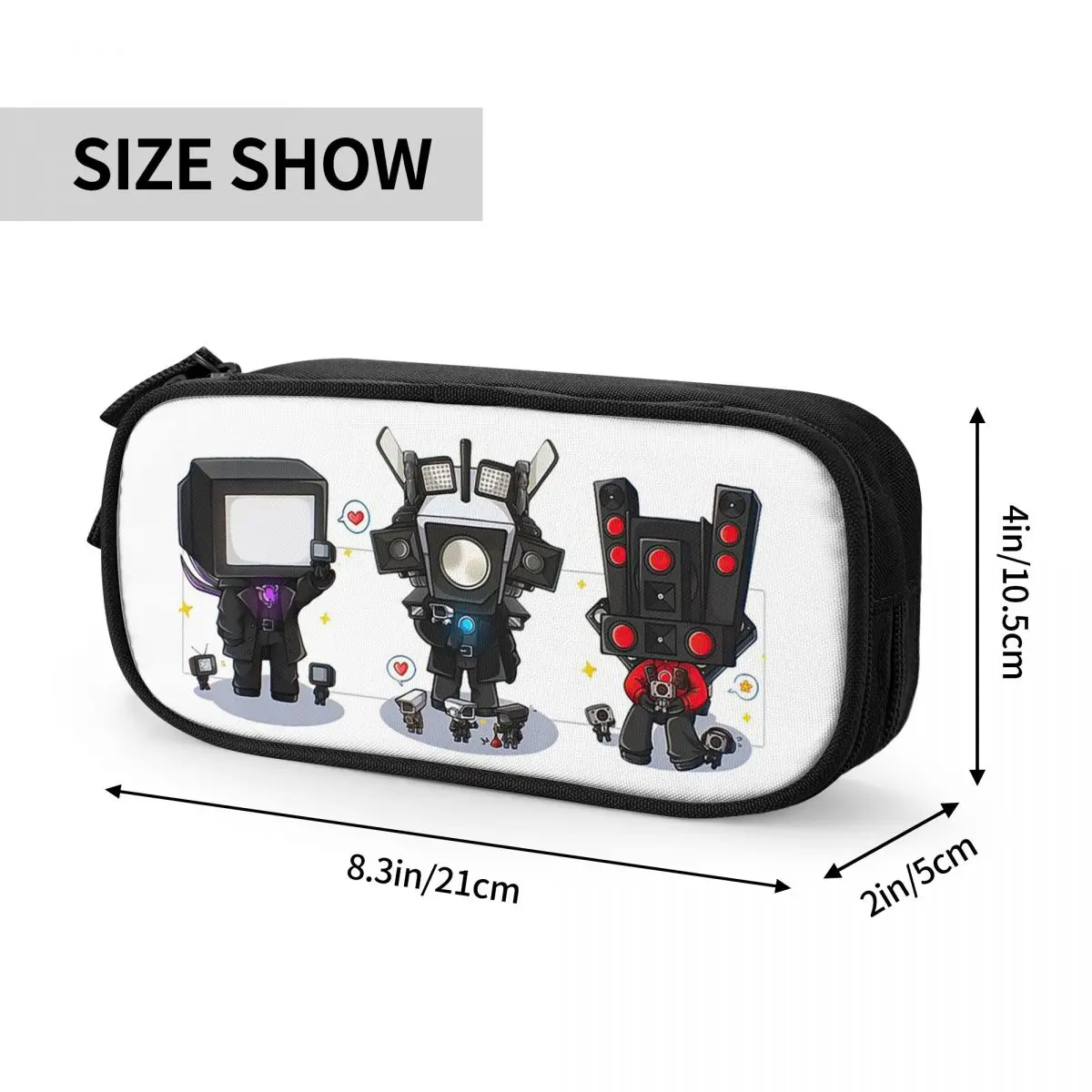 Game Titan Speakerman Skibidi Toilet Camera Titan Pencil Cases for Student Gifts Pen Box Pencil Bag Big Capacity Pencil Pouch