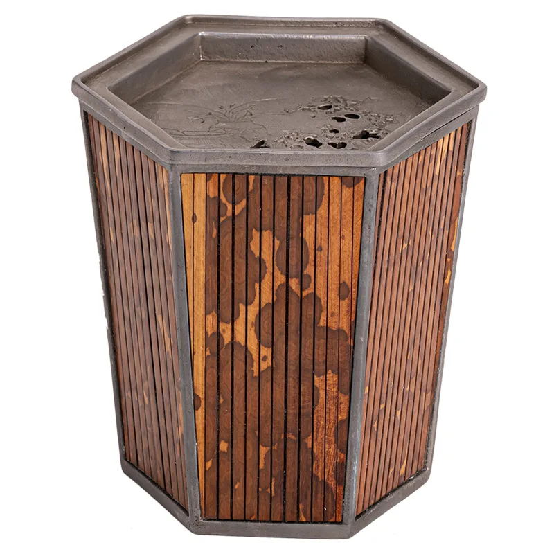 For Hexagonal Jianshui Retro Small Dry Brewing Kung Fu Tea Set Tea Residue Tank Tea Washing Accessories