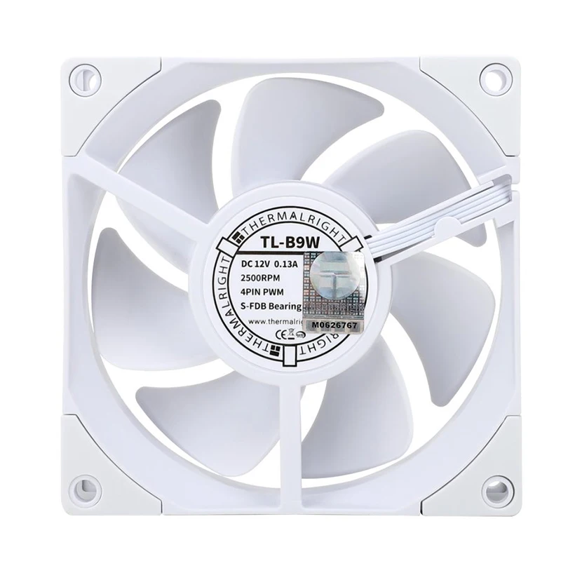 Thermalright TL-B9W PWM 4 Pin 90mm Computer Case Fan Silent Fan CPU Cooling Quiet PC Cooler Fan Case Fans 12V Adjust Fan Speed