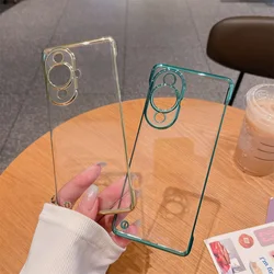 Ultra Thin Plating Frameless Case For Huawei nova 11 10 9 nova11 nova10 Pro Ultra Hard PC Clear Camera Protect Back Cover Shell