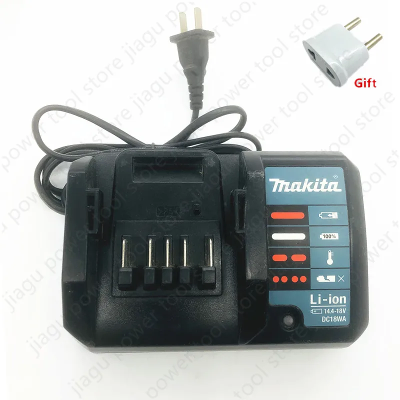 

Зарядное устройство 220–240 В, 14,4–18 В, DC18WA, б/у для MAKITA DC18SG DC1851 BL1813G BL1415G BL1815G BL1413G UH522D UM167D DC1851