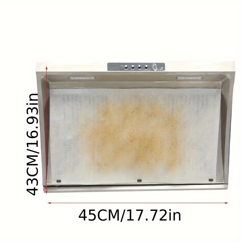 Picture 5: Disposable Kitchen Range Hood Oil Absorption Filters, Absorbent Paper Filters for Efficient Oil Absorption, Oil fume filter