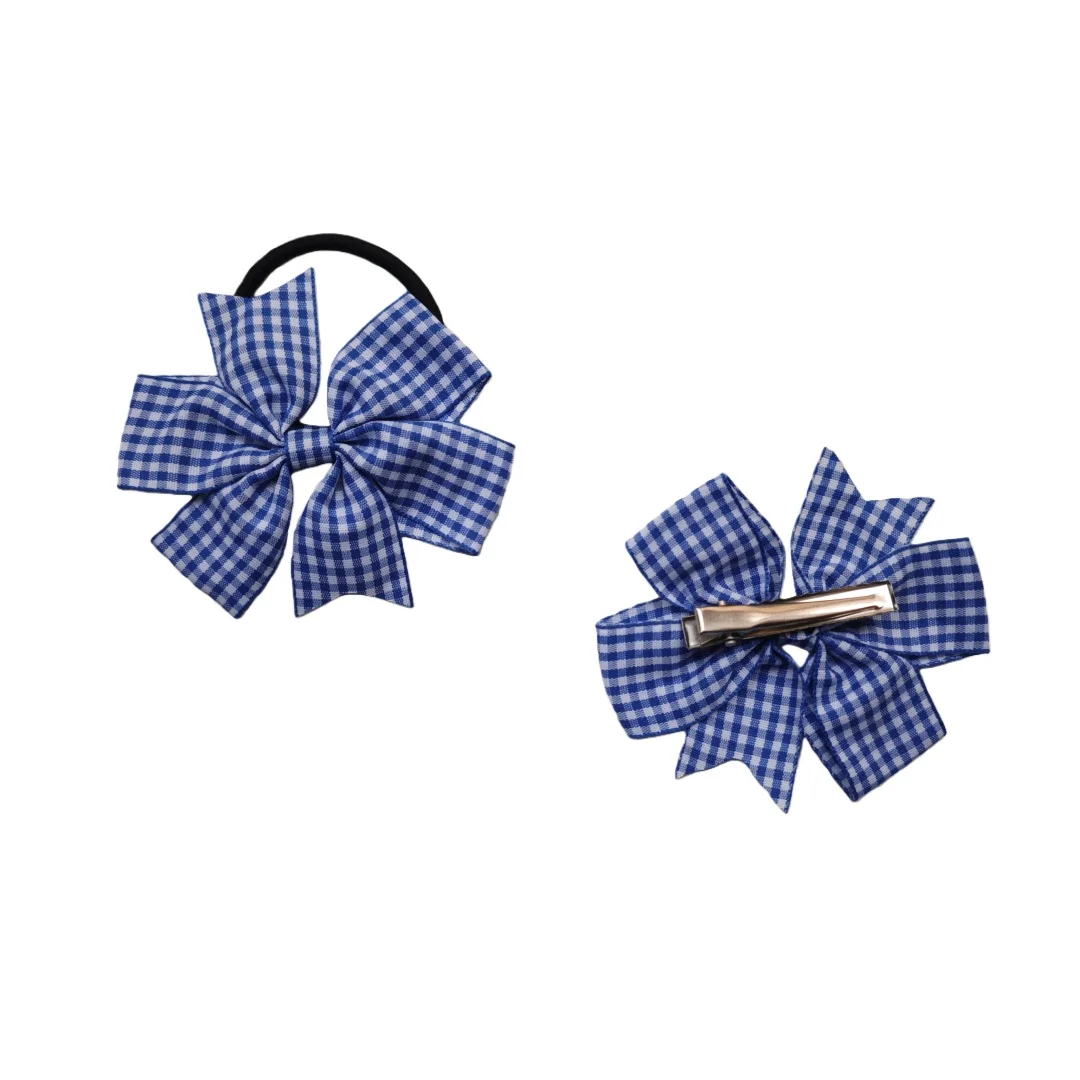 القماش القطني منقوشة الشريط أقواس الشعر كليب للنساء ، Bowknot مطاطا العصابات ، الخامس الدولاب ، الأميرة دبابيس الشعر ، بوبلز العلاقات ، فتاة ، 100 قطعة #2