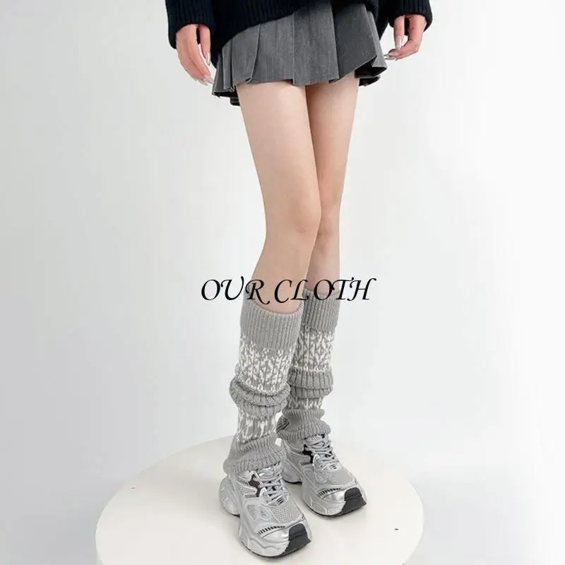 جوارب فتيات ناعمة ومريحة تغطية القدم المحبوكة جوارب قابلة للتكديس مع زخارف شريطية فريدة y1ac #4