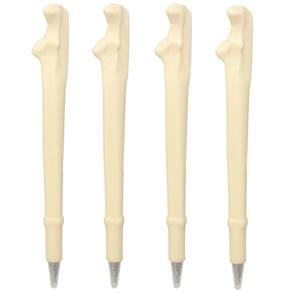 

4Pcs Bone Shaped Ballpoint Pens Novelty Portable Fun Smooth Writing Pens Perfect for School Party Gifts Ballpoint Pen