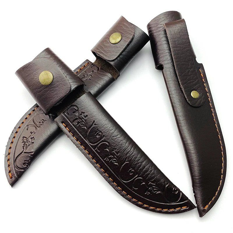 Straight Knife Set Outdoor Knife Customized Storage Sheath