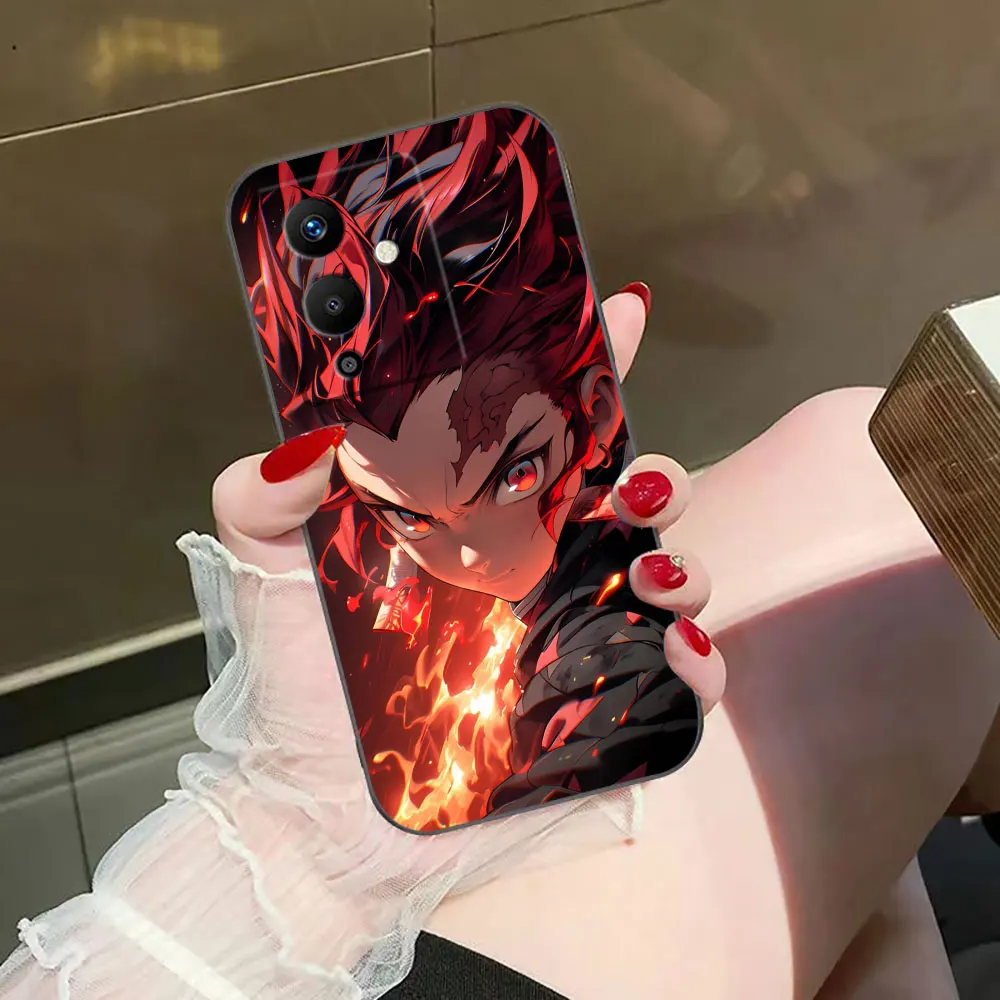 

D-Demon S-Slayer Kimetsu No Yaiba Custom Phone Case For Infinix NOTE 10 11 11S 12 GT 20 30 40 50 TECNO POVA NEO 2 4 5 6 Pro Case