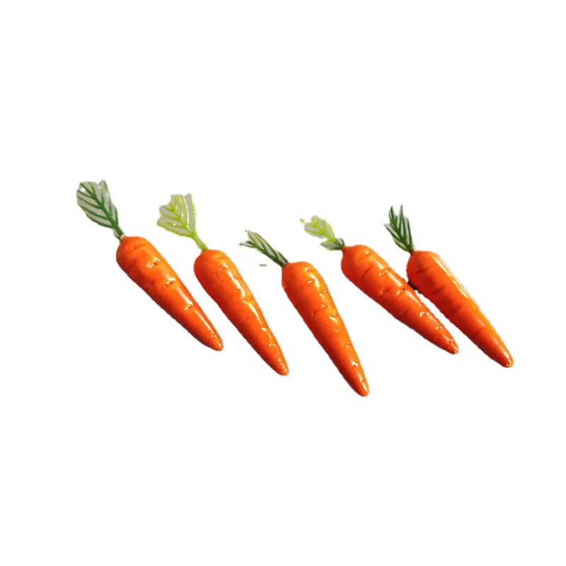 Easter Decoration Artificial Fake Carrots Artificial Carrots Lifelike Mini Carrots For Table Centerpieces Garden Display Home - Image 2