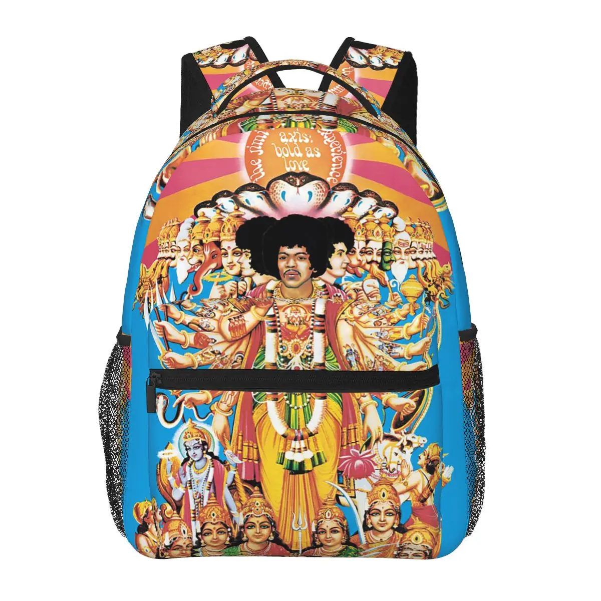Jimi Hendrix New Bestseller Rock Album Graphic Backpacks Boys Girls Bookbag Children School Bags Cartoon  Rucksack Shoulder Bag