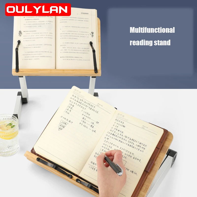 Adjustment Liftable Laptop Small TableWooden Reading Stand Laptop Computer Stand Folding Notebook  306° Adjustment Liftable Read