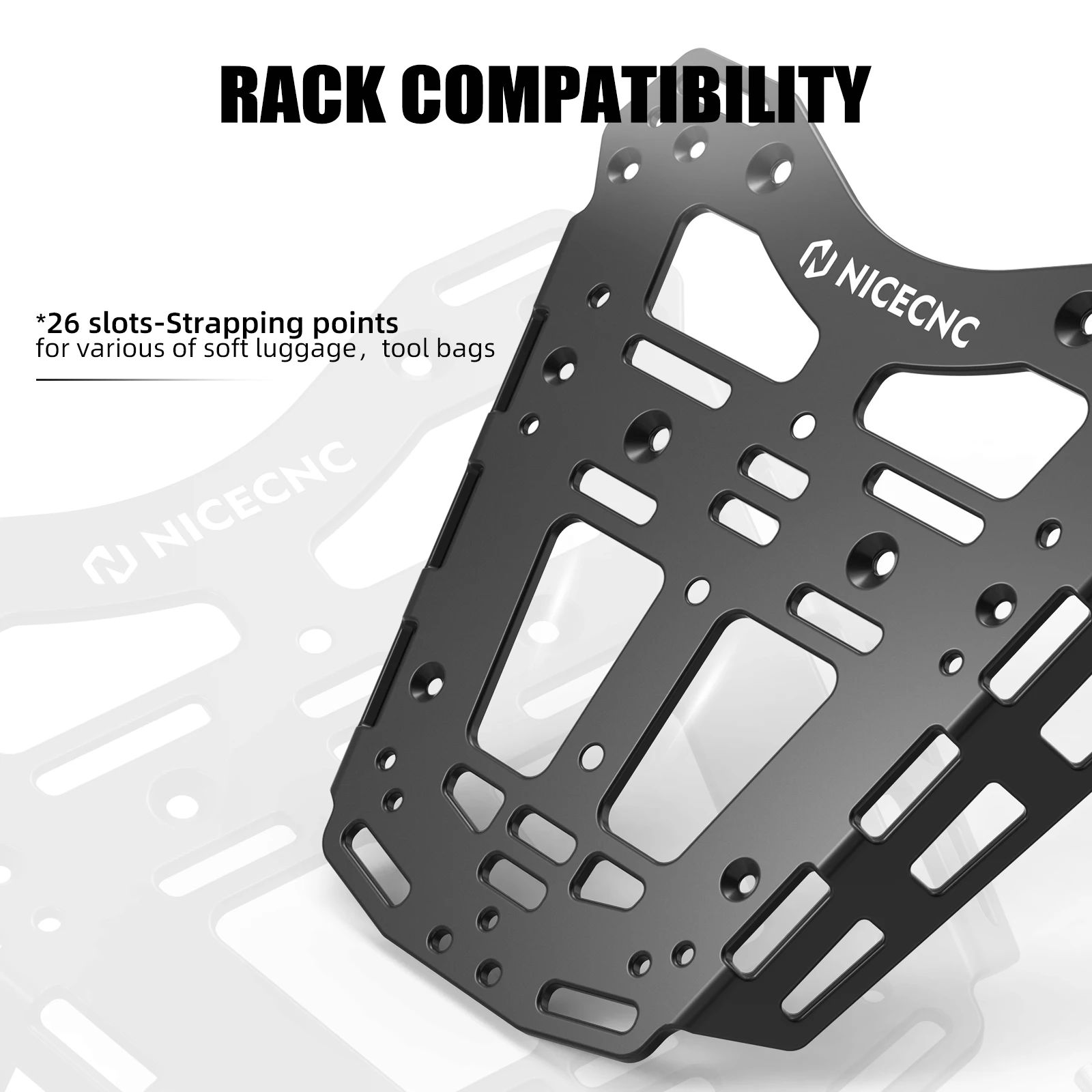 For Husqvana Norden 901 2022-2024 Luggage Rack Top Case Bracket Rack-Less Soft Luggage Tool Bag For 901 Norden 2022-2024