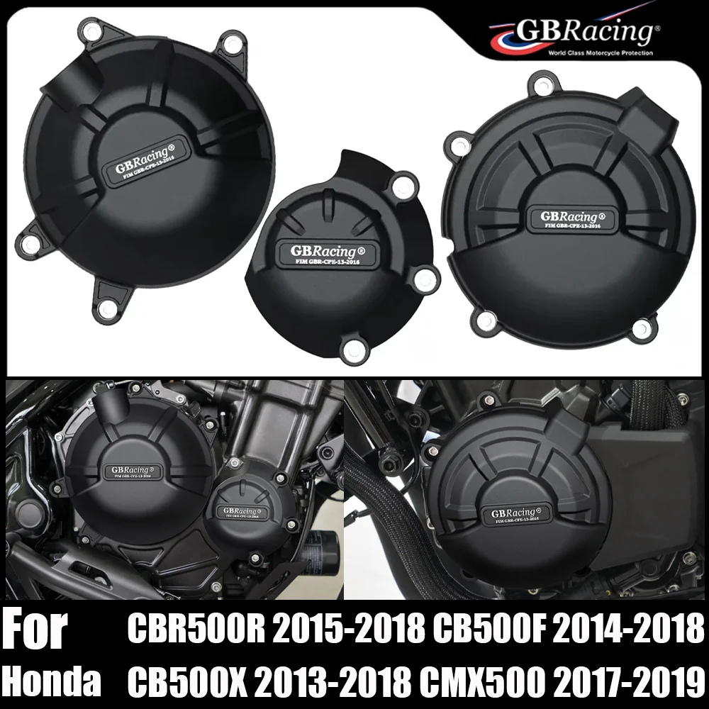 

GBRacing For Honda CBR500R CB500F CB500X CMX500 2013 2014 2015 2016 2017 2018 2019 Motorcycle Engine Protection Cover