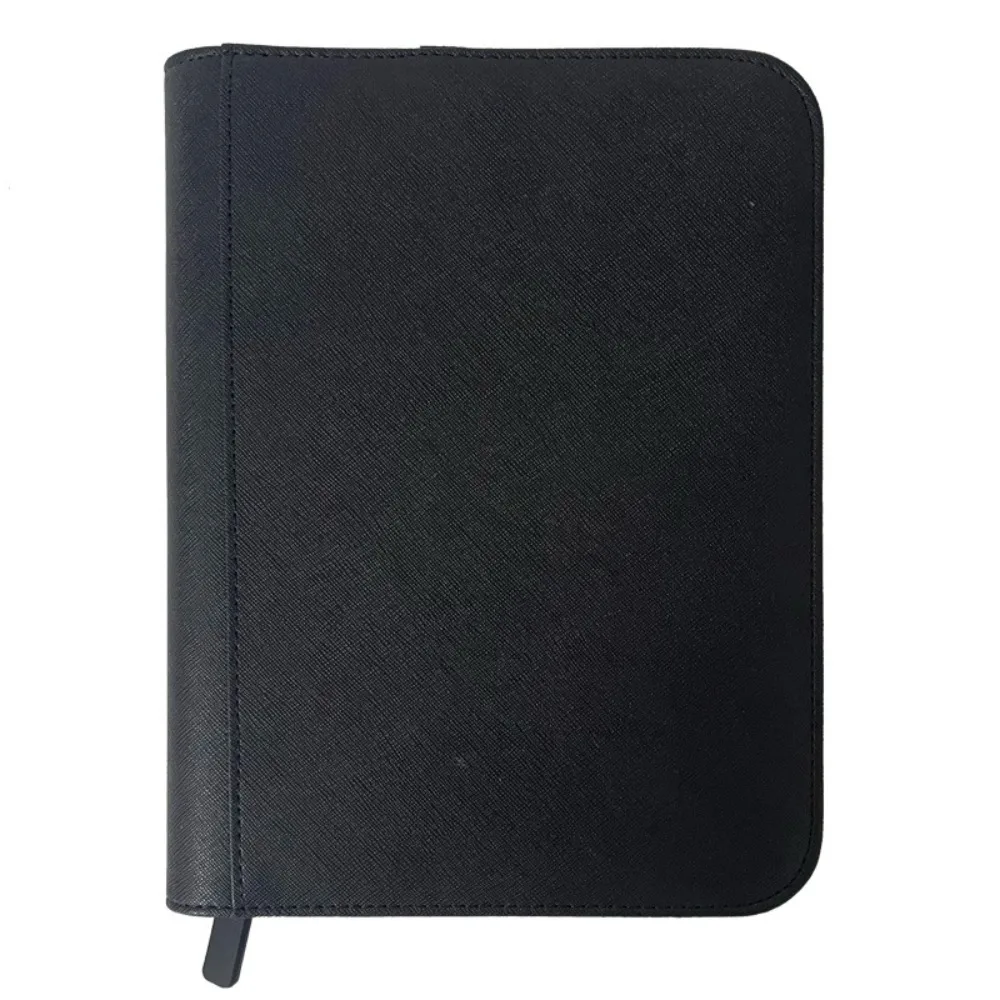 160 Card Slot 4 Pocket Card Binder Zipper Closure PU Cover Trading Card Holder Book Side-Loading Card Folder Album