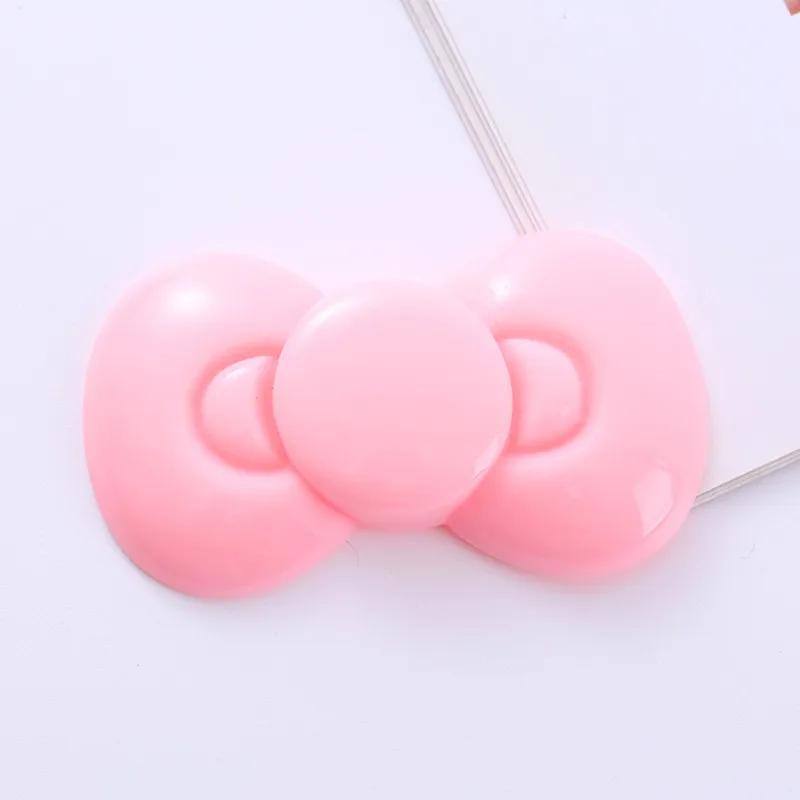 2pcS Large Size Butterfly Bow Resin DIY Shoes Hat Barrette Mobile Phone Case Decoration Cream Glue Clothes Flat Back Patch