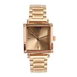 Fashion Guou Top Brand Women Square Wristwatch Ladies Luxury Stainless Steel Quartz Watch Woman Waterproof Clock Relojes Mujer