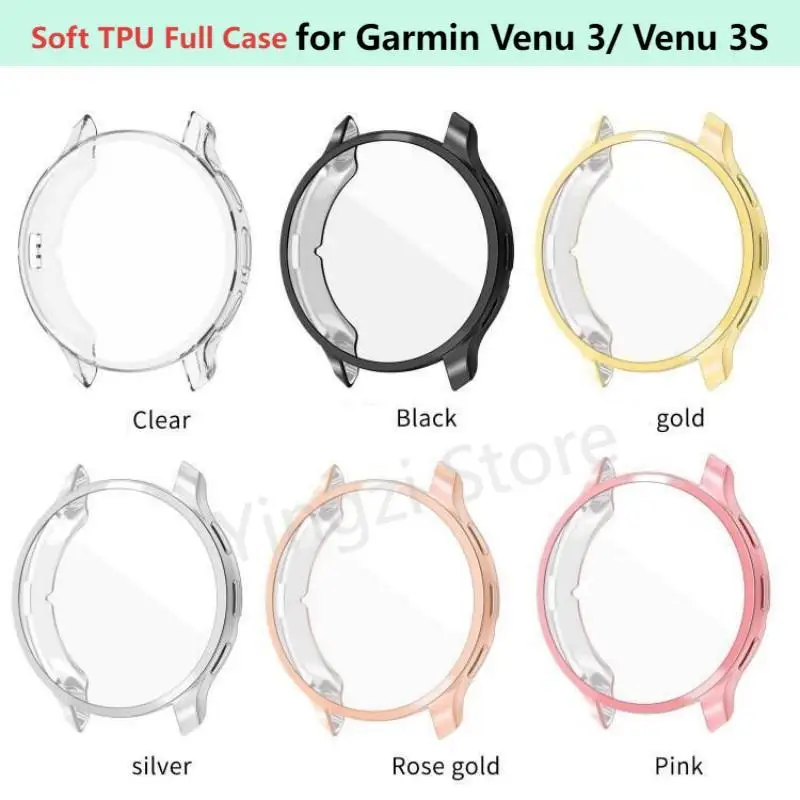 �y�Z�[�����zGarmin Venu 3/Venu 3S�X�}�[�g�E�H�b�`�p �V�^�\�t�gTPU�P�[�X�A�ϏՌ��ی�o���p�[�A�V�F���A�N�Z�T���[