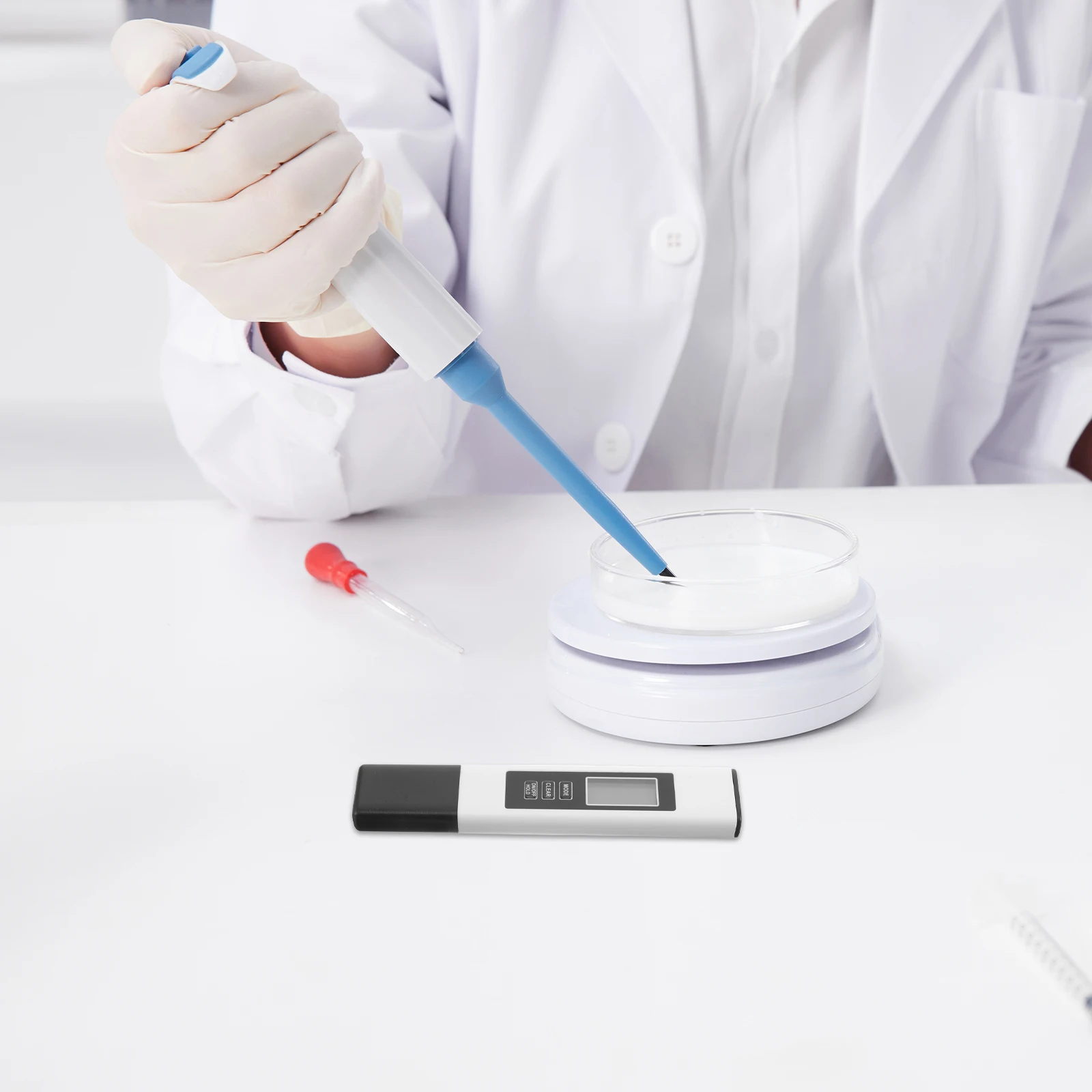 

Water Testing Pen Substance Analysis Equipment Portable Quality Monitor Tester Handheld White Apparatus