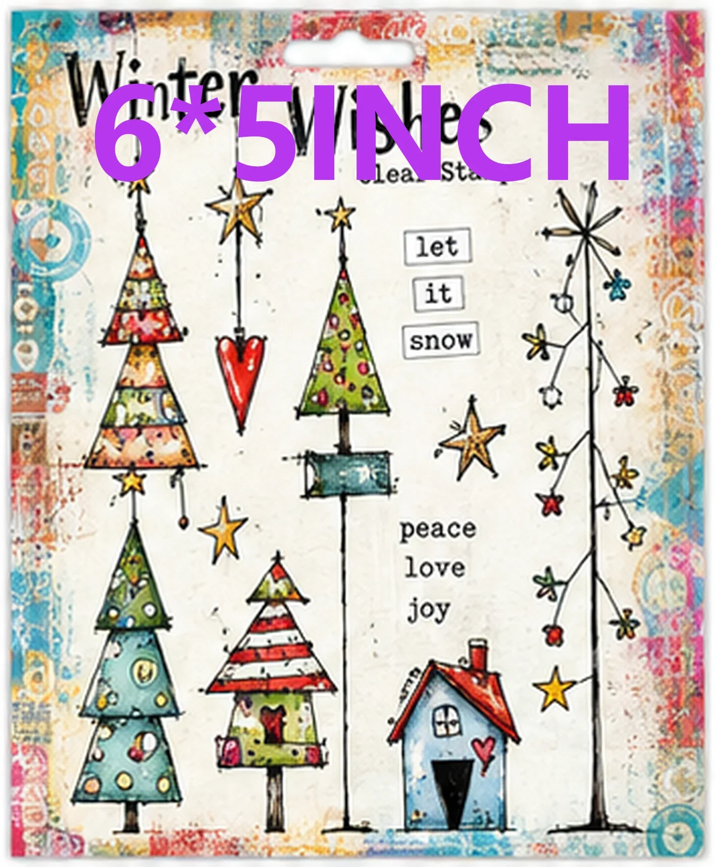 Mouse 2026 New Snowman and Post Office Stamps For DIY Scrapbooking Crafts Maker Photo Album Template Handmade Decoration