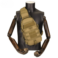 Crossbody Chest Bag for Men, Canvas Outdoor Sports Multipurpose Sling Shoulder Bag, Large Capacity Sling Shot Fishing Bag