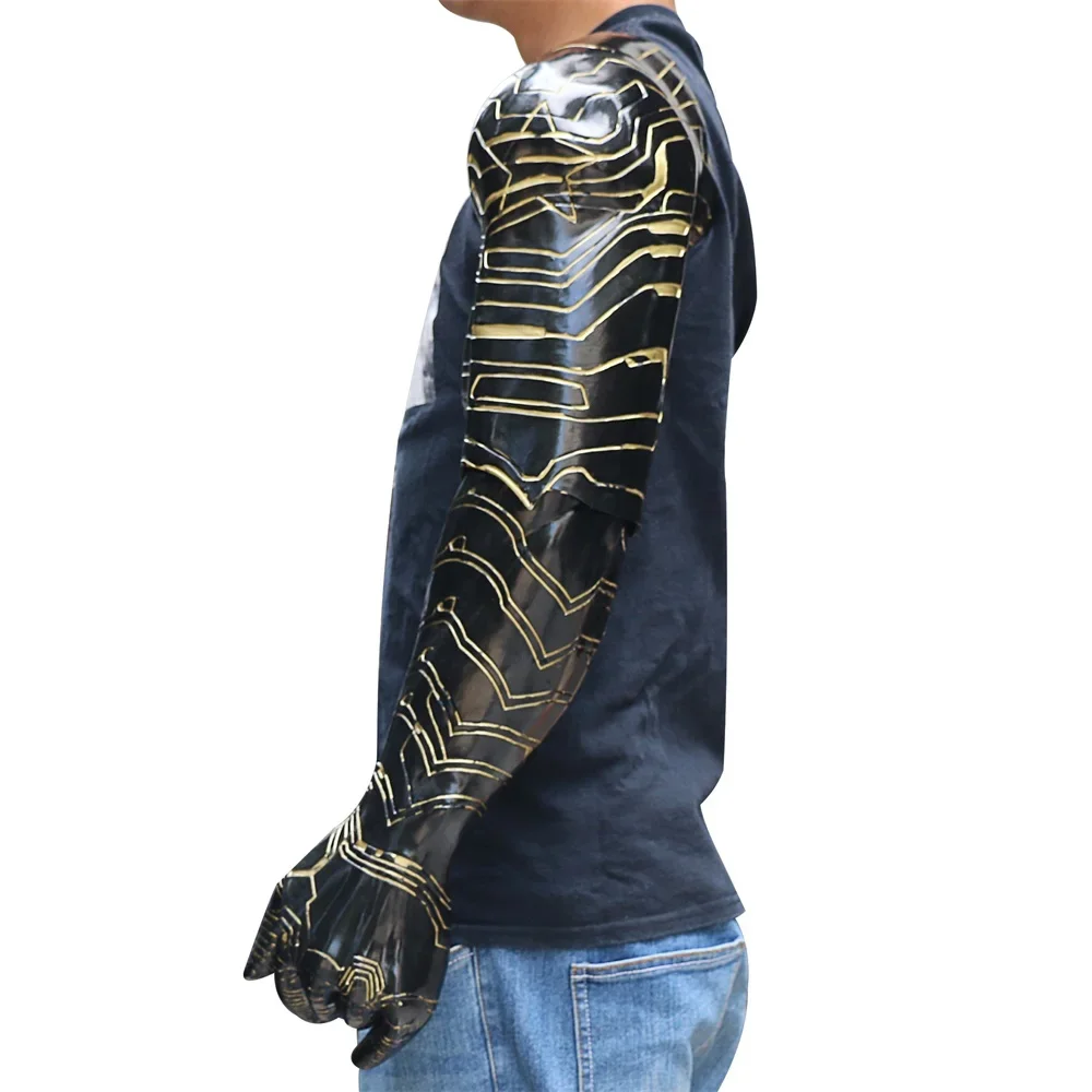 Anime Accessories Cosplay Winter Soldier Arm Bucky Barnes Cosplay Gloves Superhero Halloween Party New