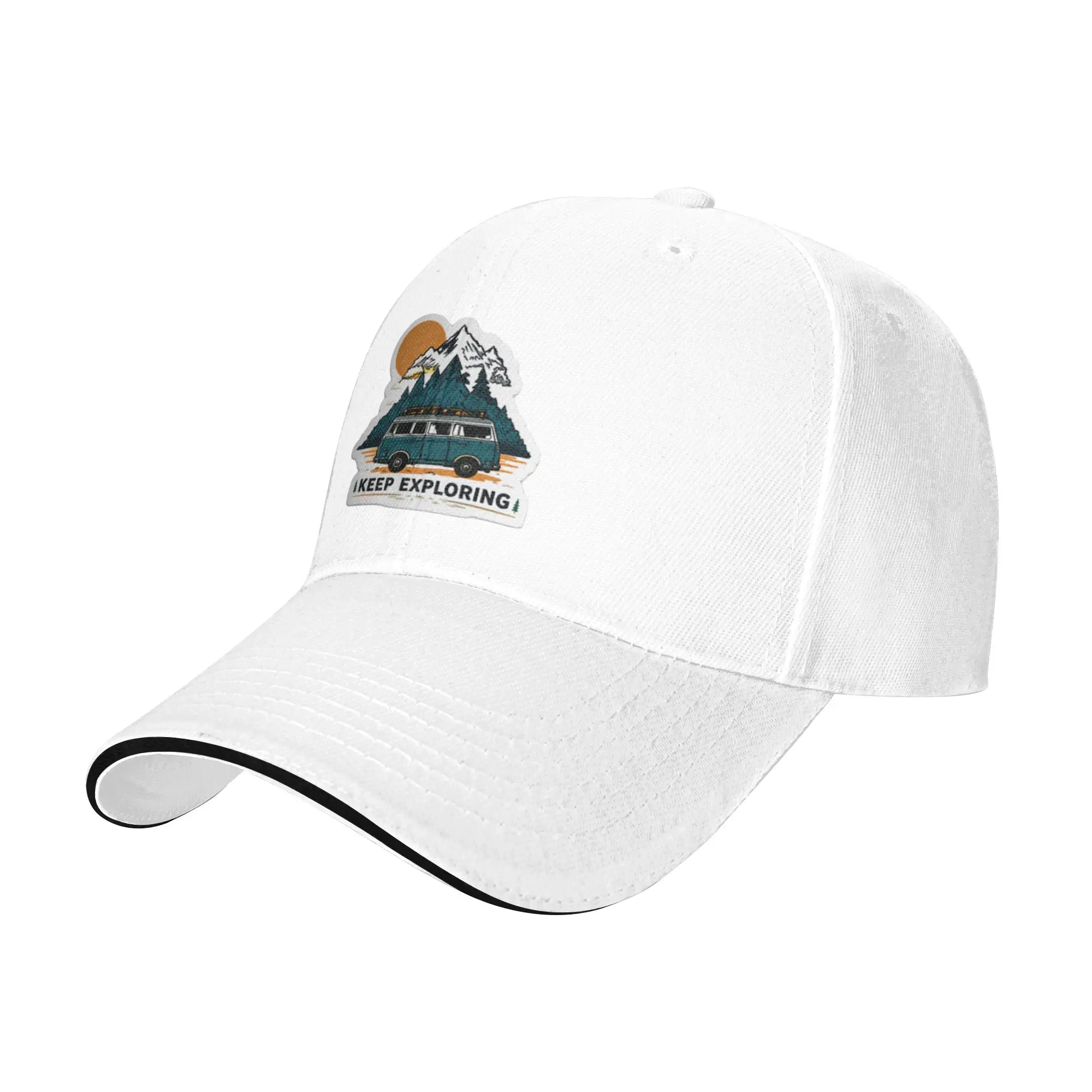 Keep Exploring mini-camper Gift For Children Men Women A Baseball Cap Hat