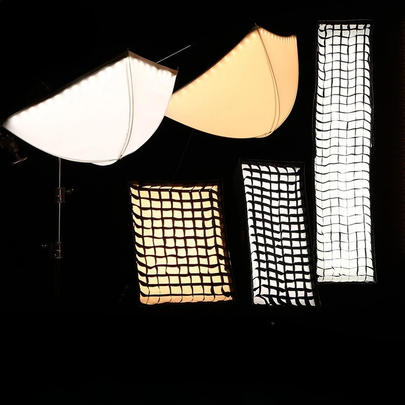 LED Photography Roll Cloth Camera Fill Light Soft Light Interview Portable Outdoor Shooting Straight