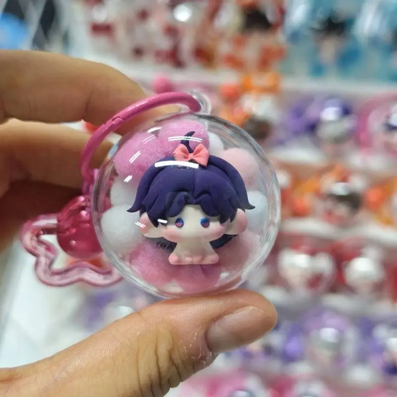 

Game Love And Deepspace Cute Anime Chibi Keychain Action Figure Anime Game Lovers Character Peripheral Fans Collection セイヤ レイ