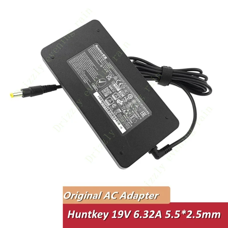 Genuine hka20000 9063-6b 19v 6.32a 120w hka20000 9063-5e ac adapter huntkey for intel nuc gimi lightank laptop power supply char