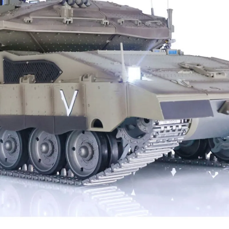 

Heng Long 1/16 RC Battle Tank Merkava TK7.1 Military Model IDF MK IV FPV Full Metal Chassis Body Light Smoking Toy 3958 TH22679