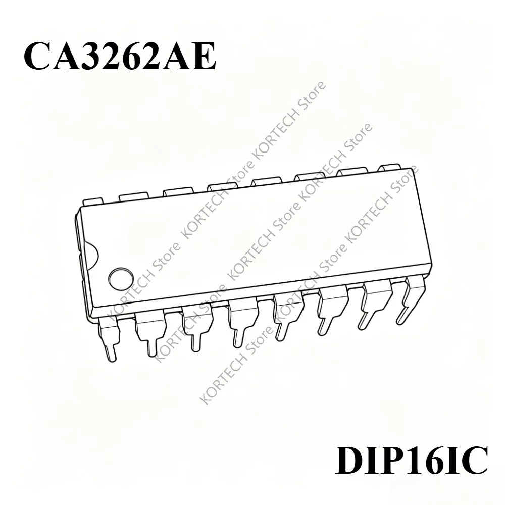 10Pcs/Lot New and original brand-new version  CA3262AECA3262  CA3262 DIP16 IC Chip